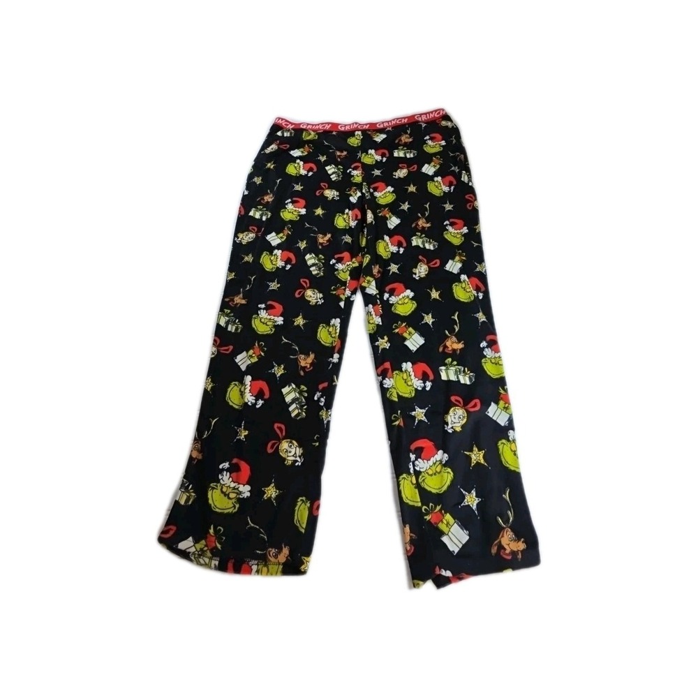 Dr. Seuss Women's The Grinch Who Stole Christmas Plush Pajama Pants Women 3xl